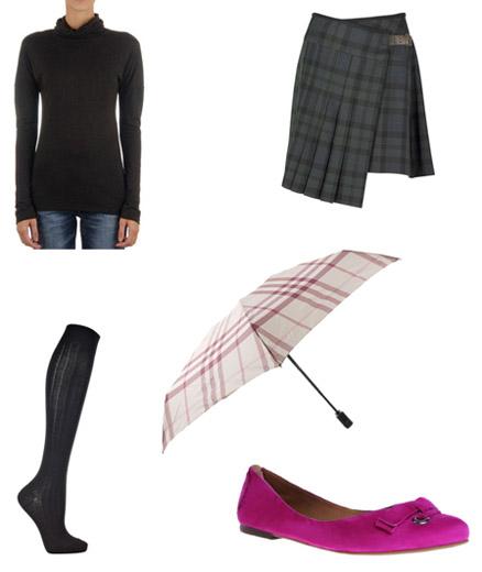 Veja o look do dia para não se molhar nem errar no visual.