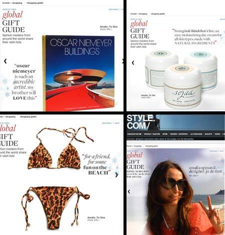 Amalia Spinardi está ao lado da @annadellorusso e @rzrachelzoe no site Style.com. A gente explica!