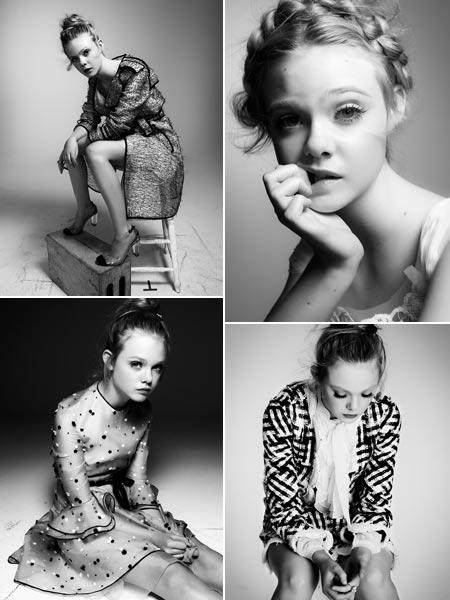 Elle Fanning está linda na Interview de dezembro/janeiro