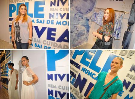 Nesta quinta-feira, o lounge da Nivea recebeu muita gente bacana