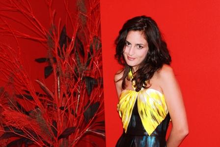 Luciana Caruso, nossa host aqui no Fashion Rio, também é atriz e muito bacana