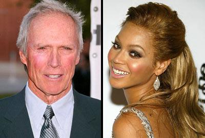 Clint Eastwood e Beyoncé. Parceria bacana, hein!