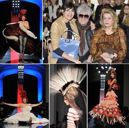 O desfile da Jean Paul Gaultier recebeu só gente bacana