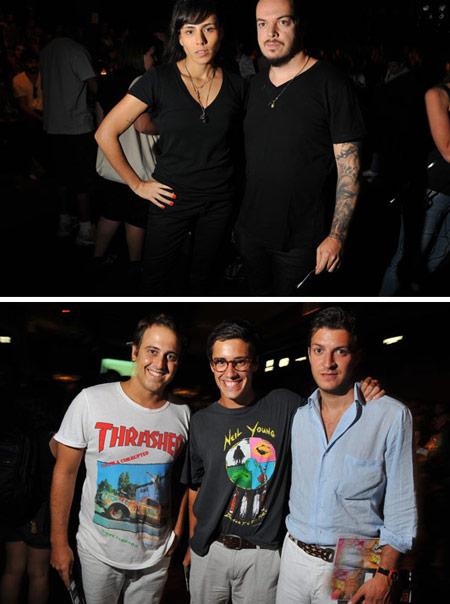 Maxime Perelmuter e Igor Cavalera estavam na primeira fila da Amapô! Vem ver!