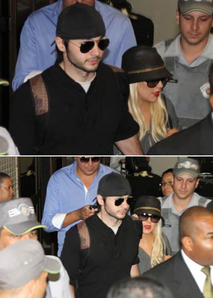 Christina Aguilera já está entre nós. Ela acaba de desembarcar em SP