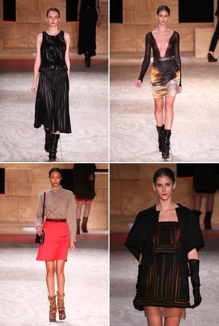 Desfile de inverno da Cori apresenta uma alfaiataria moderna, com muitos recortes e transparências…