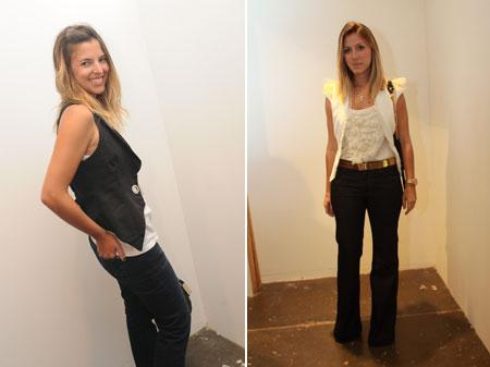 Nati Vozza e Patrícia Mattos com jeans 7 for Allmankind