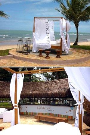 Uma boa dica para quem ainda vai curtir o litoral neste verão é o Chandon Bubble!