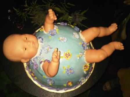 Vem ver o bolo do chá de bebê da Lauren Santo Domingo!