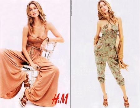 Duas fotos de Gisele Bündchen para a H&M já foram divulgadas!