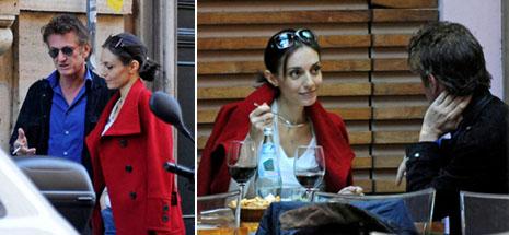 Sean Penn está curtindo um romance na Itália. Vem ver os cliques!