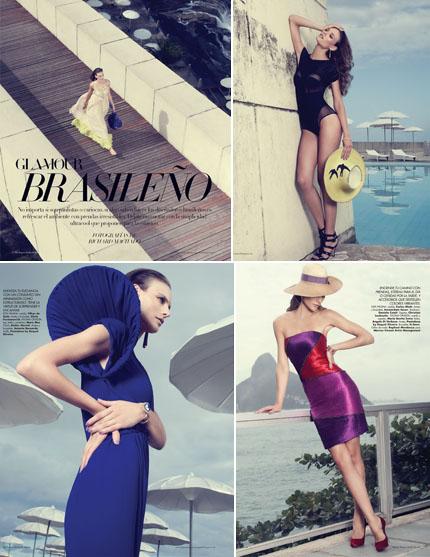 O Brasil ganhou destaque nas páginas da Harper’s Bazaar espanhola. Raphael Mendonça que fez o styling!