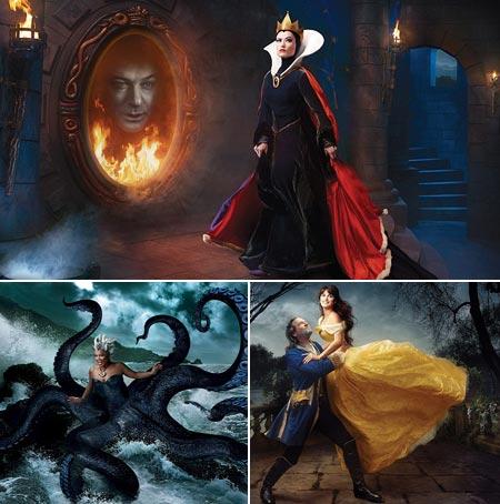 Penélope Cruz vira princesa e Olivia Wilde uma bruxa. Contos de fada feelings