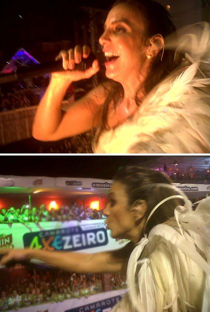 Na sexta-feira de carnaval, quem comandou o circuito Barra-Ondina foi @Ivetesangalo. Linda como sempre!
