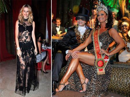 Luiza Brunet, rainha do Oncinhas Magic Ball, conta pra gente se quer mesmo passar a coroa da Imperatriz Leopoldinense para a filha, Yasmin