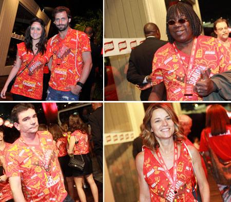 Convidados não param de chegar no camarote da Brahma