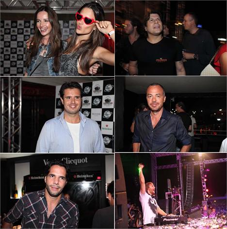 Uma multidão se jogou no Music Park, em Floripa, para curtir David Guetta… a gente estava no Backstage da Posh, pertinho dele