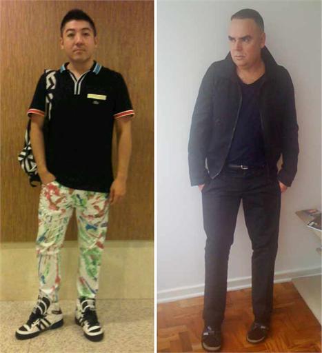 O @danielueda1 e @reilourenco foram os escolhidos para mostrar o que estão usando hoje!