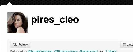 Sabe quem é a nova adepta do Twitter? Cléo Pires!! Pra seguir já: @pires_cleo