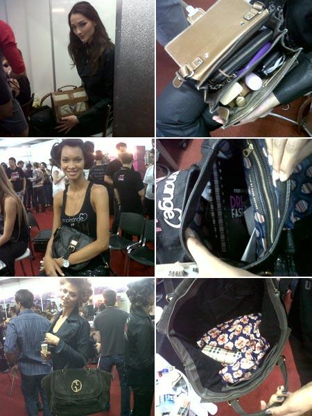 Quer saber o que uma modelo leva na bolsa?