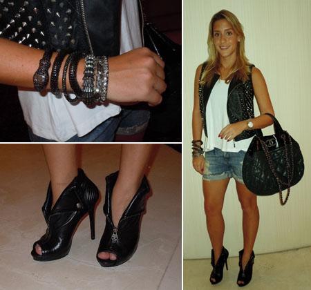 A Carol Buffara mostra pra gente como usar tachas e couro no verão, no #LookDoDia