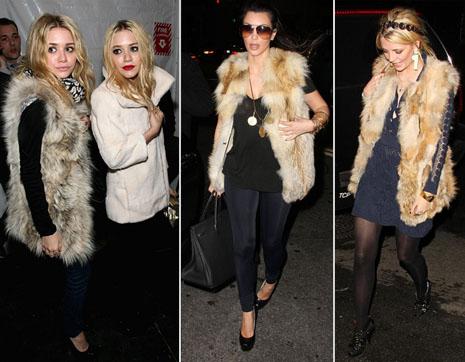 Colete de pele é a peça-chave desse outono