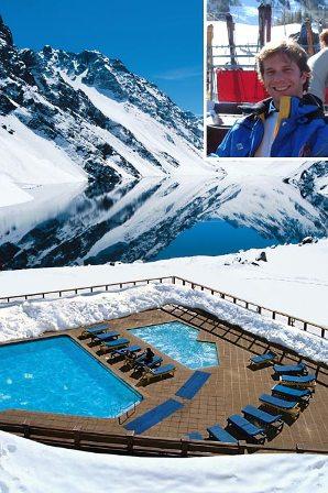 Nada melhor do que aproveitar o frio onde faz frio de verdade, né? Que tal uma estação de esqui?