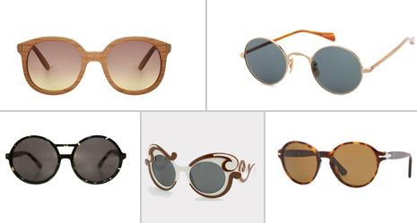 Os óculos de molduras arredondadas são tipo desejo em Hollywood!