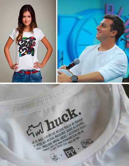 Sabia que o @huckluciano agora tem uma marca de camisetas? A ideia é bem bacana! Já viu?