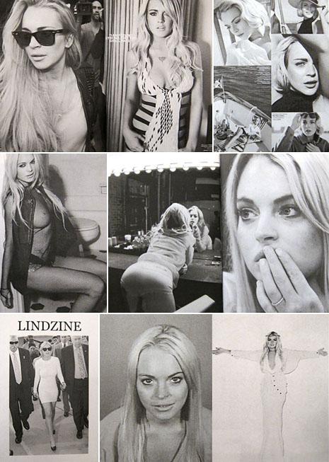 Fãs da @lindsaylohan criaram uma revista em homenagem a ela: a Lindzine!