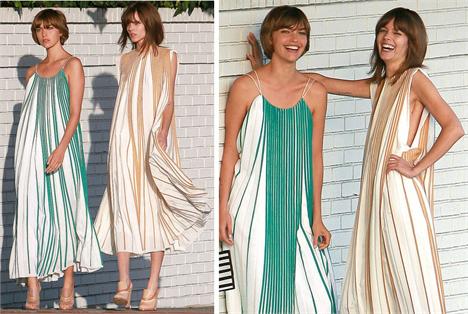 As namoradas Freja Beha Erichsen e Arizona Muse fotografaram a campanha de verão 2012 da Chloé!