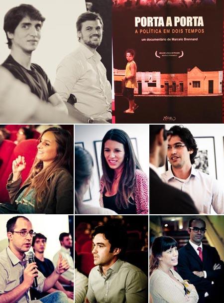 O diretor Marcelo Brennand recebeu convidados, nessa terça-feira, no Unibanco Arteplex, para a pré-estreia do documentário Porta a Porta, a Política em Dois Tempos