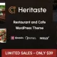 Heritaste – Restaurant WordPress Theme Proven