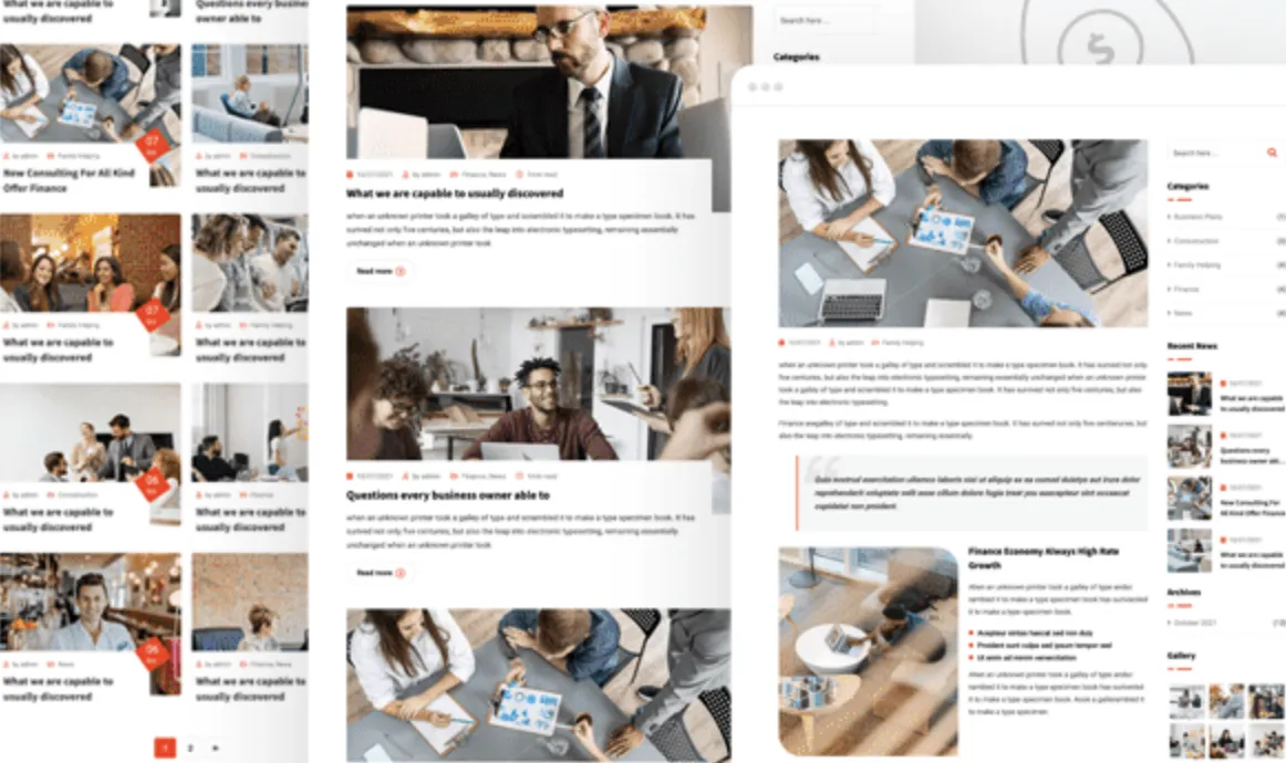 Finbuzz – Proven Corporate Business WordPress Theme 2 Finbuzz