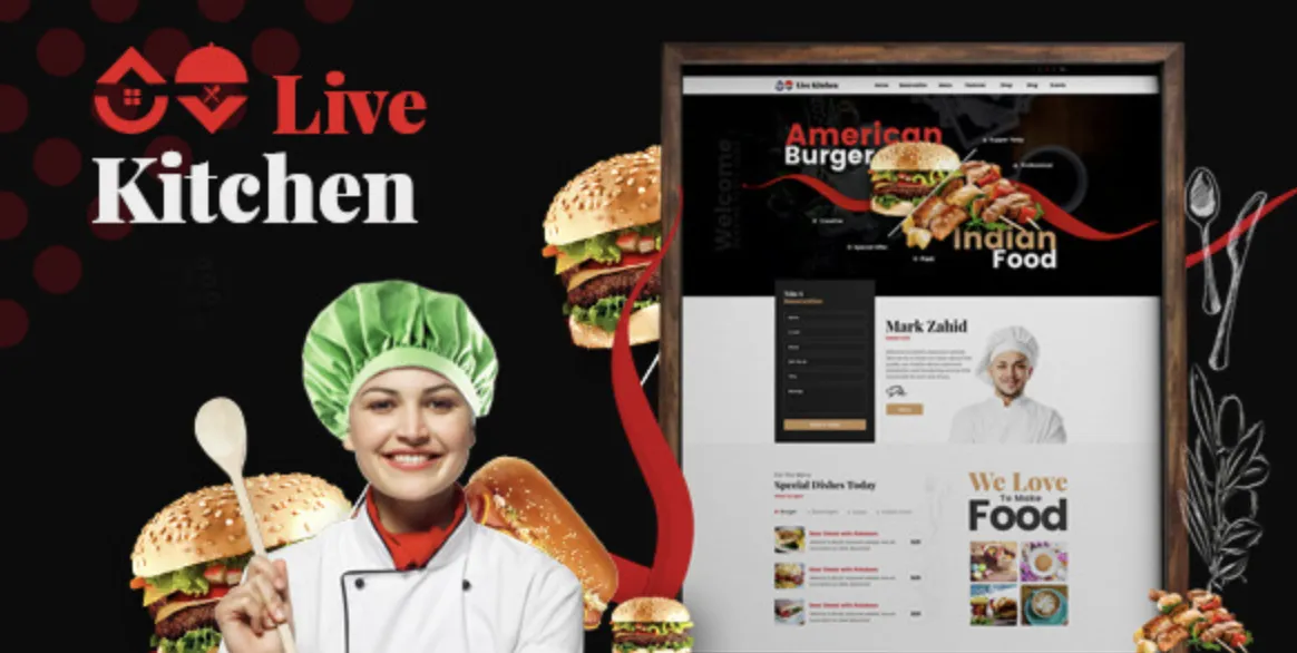 Livekitchen – Proven Restaurant Cafe WordPress Theme 2 Livekitchen