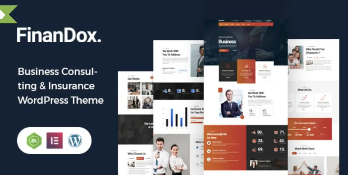FinanDox – Proven Business Consulting WordPress Theme 2 FinanDox