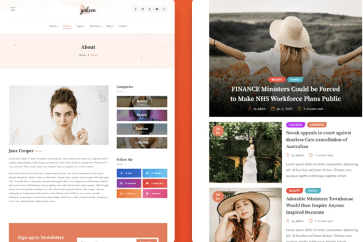 Yakeen – Proven Lifestyle Blog WordPress Theme 2 Yakeen