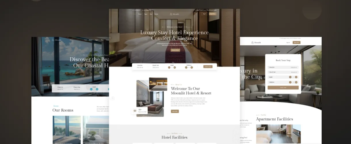 Moonlit – Proven Hotel Booking WordPress Theme 2 Moonlit