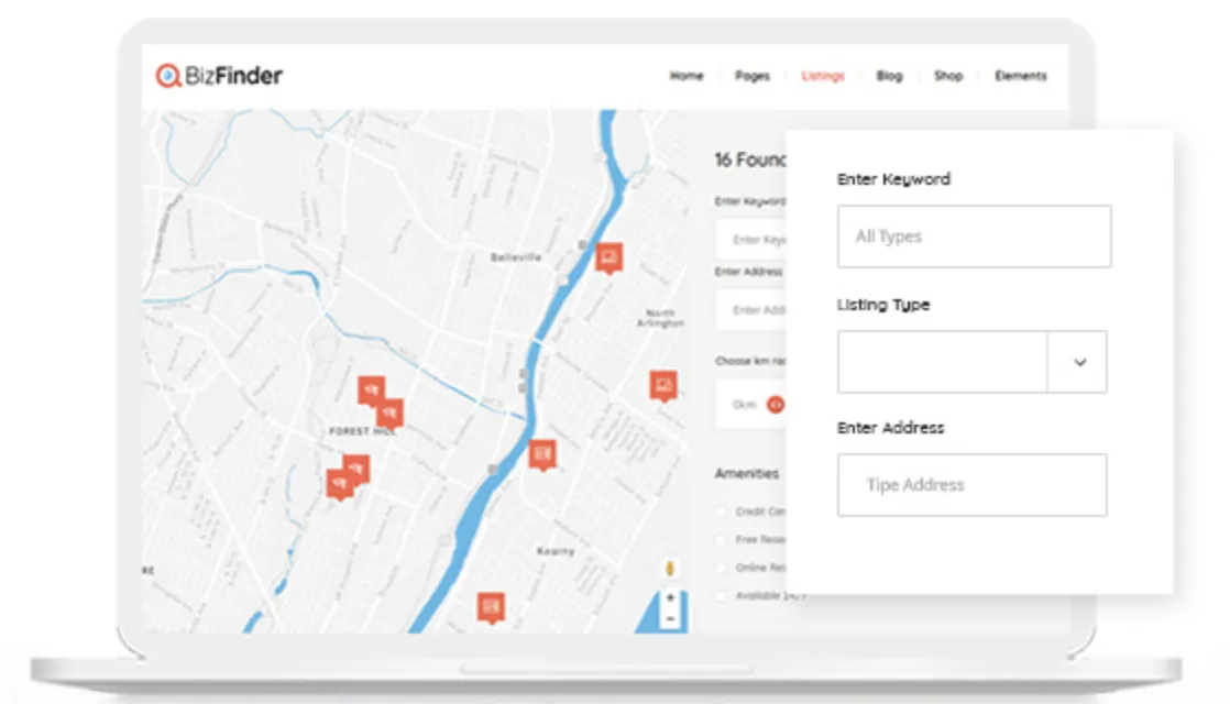 BizFinder - Business Directory WordPress Theme Proven 2 BizFinder