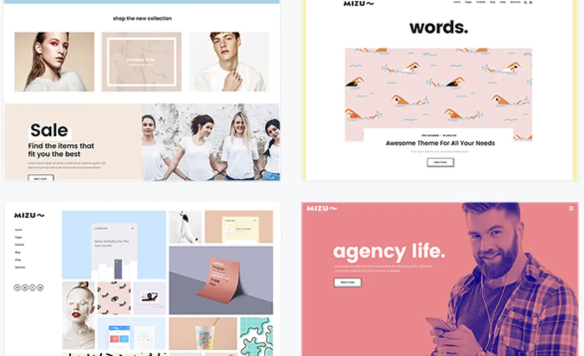 Mizu - Design Agency WordPress Theme Proven 2 Mizu