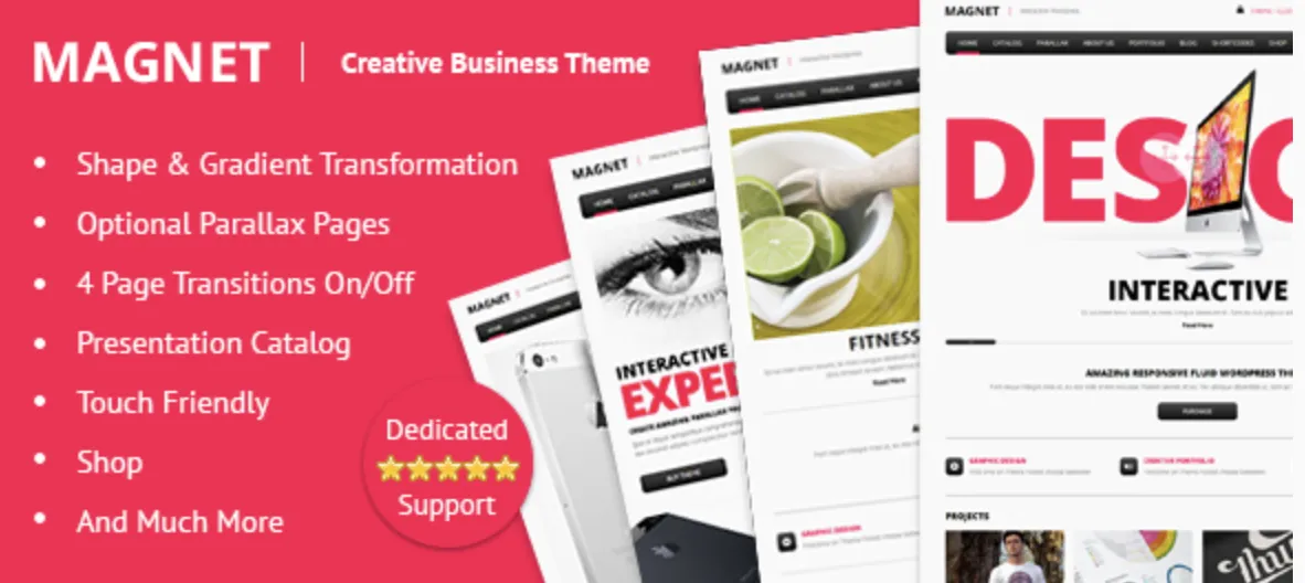 MAGNET – Creative Business WordPress Theme Proven 2 MAGNET