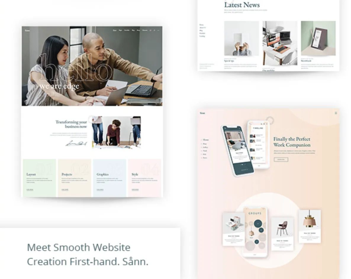 Sånn - Design Portfolio WordPress Theme Proven 2 Sånn