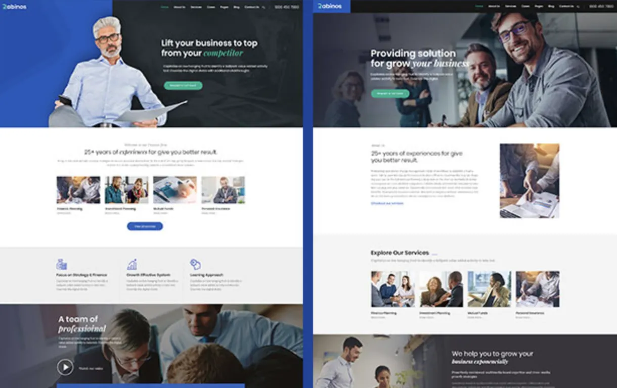Rabinos – Business Consulting WordPress Theme Proven 2 Rabinos
