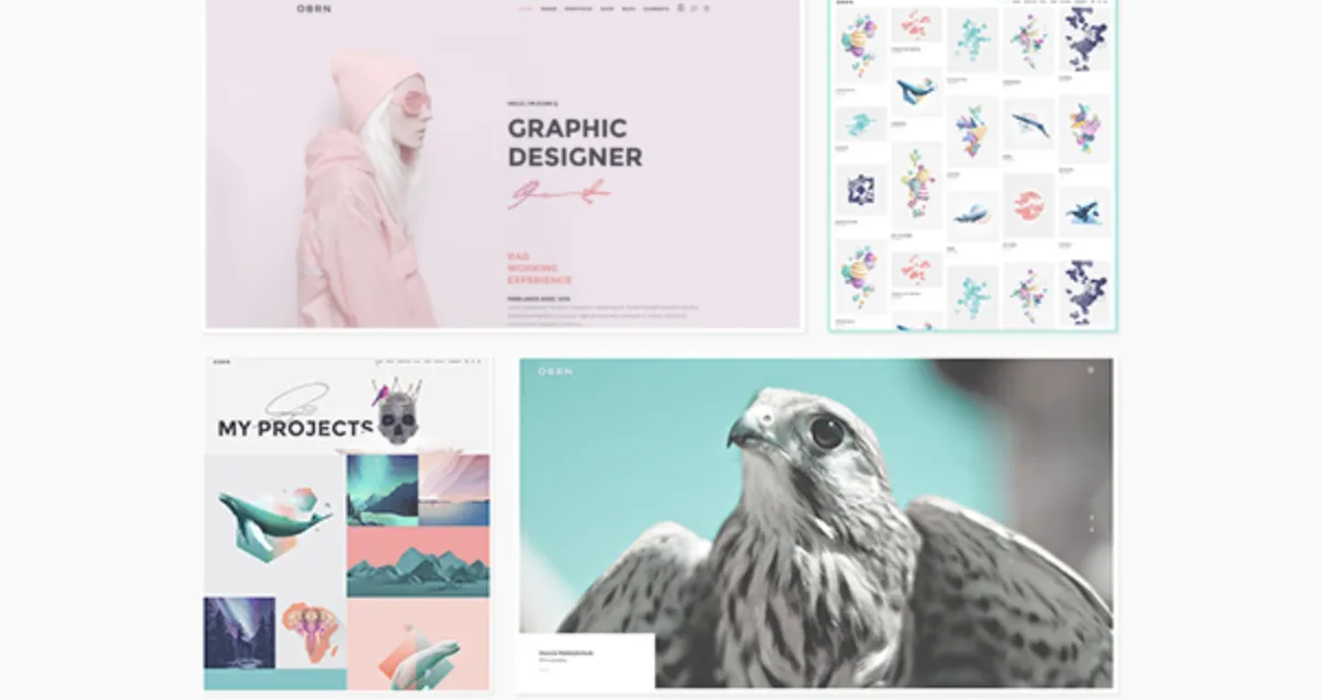 Oberon - Freelancer Portfolio WordPress Theme Proven 2 Oberon