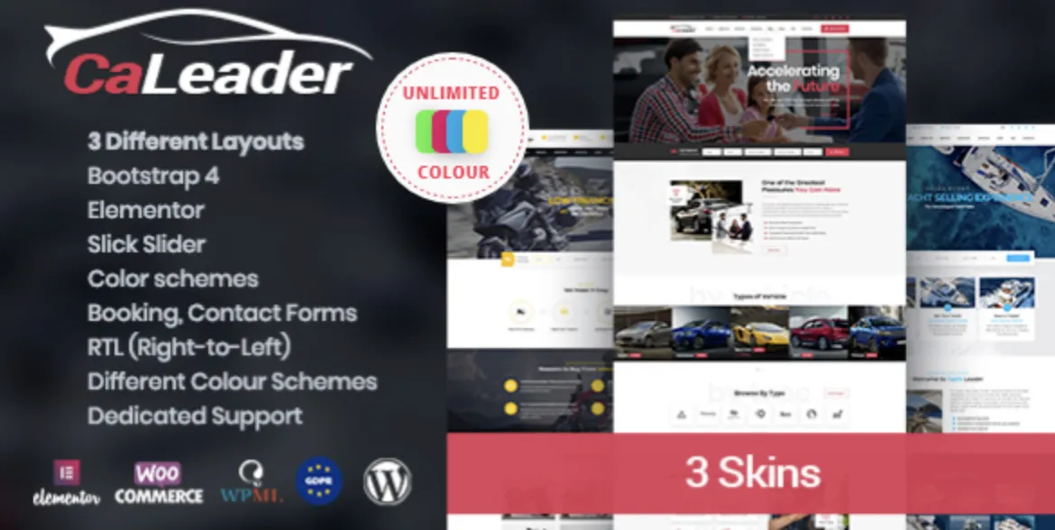 caLeader - Car Dealer WordPress Theme Proven 2 CaLeader