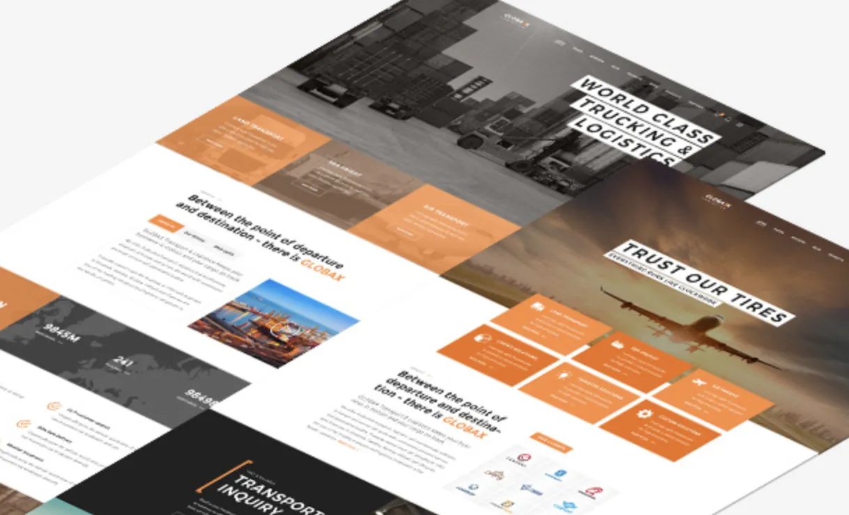 Globax - Logistics WordPress Theme + Woocommerce Proven 2 Globax