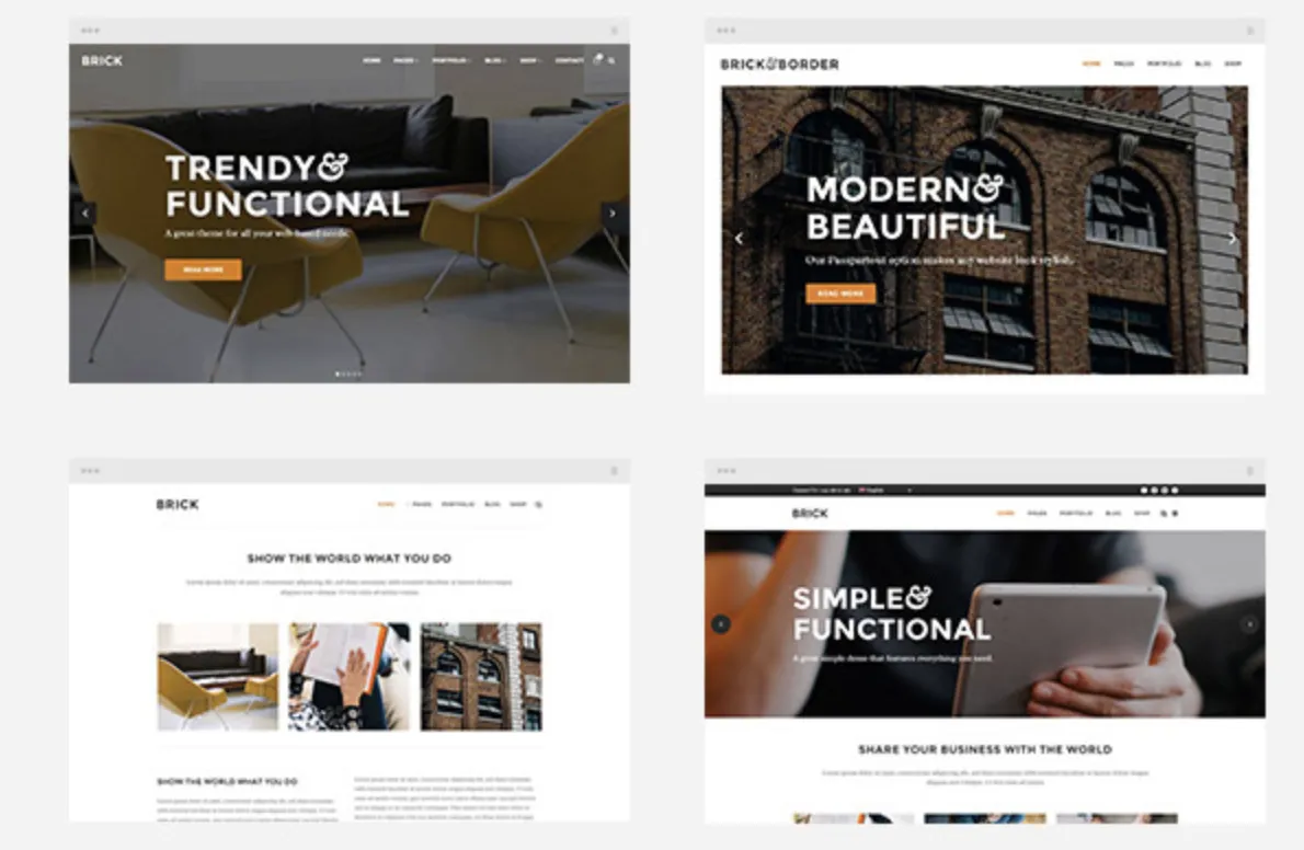 Brick - Digital Agency WordPress Theme Proven 2 Brick