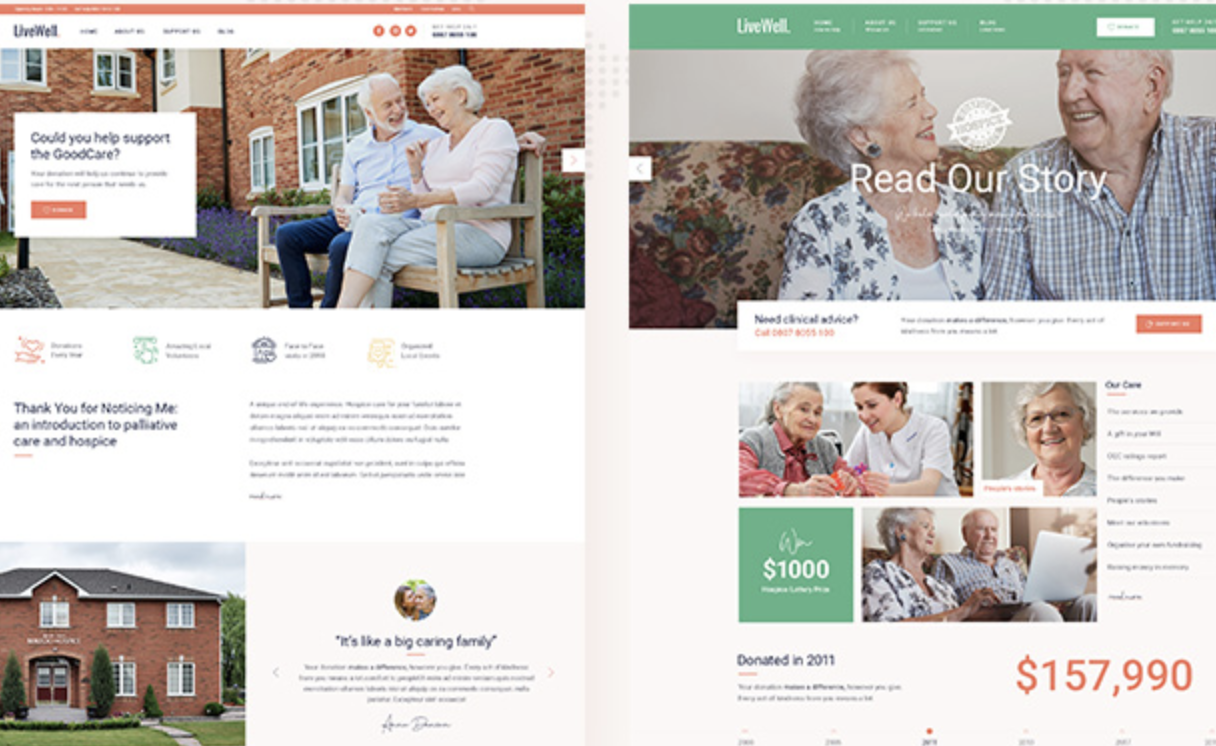 LiveWell - Senior Care WordPress Theme Proven 2 LiveWell