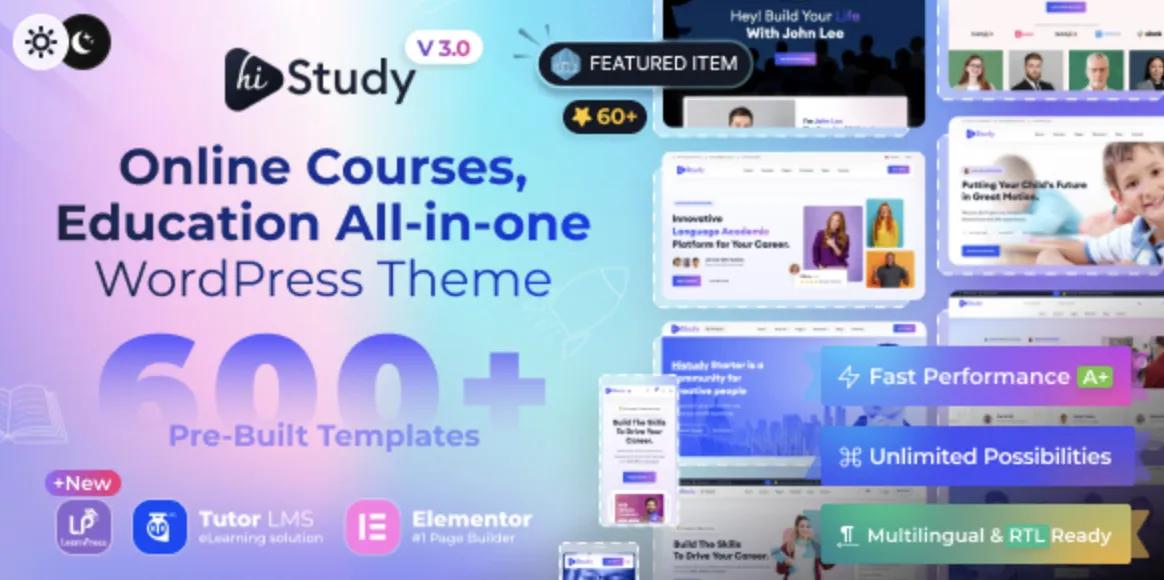 HiStudy Theme Installation Guide: 5 Brilliant Steps to Launch Your LMS Site 1 HiStudy Theme
