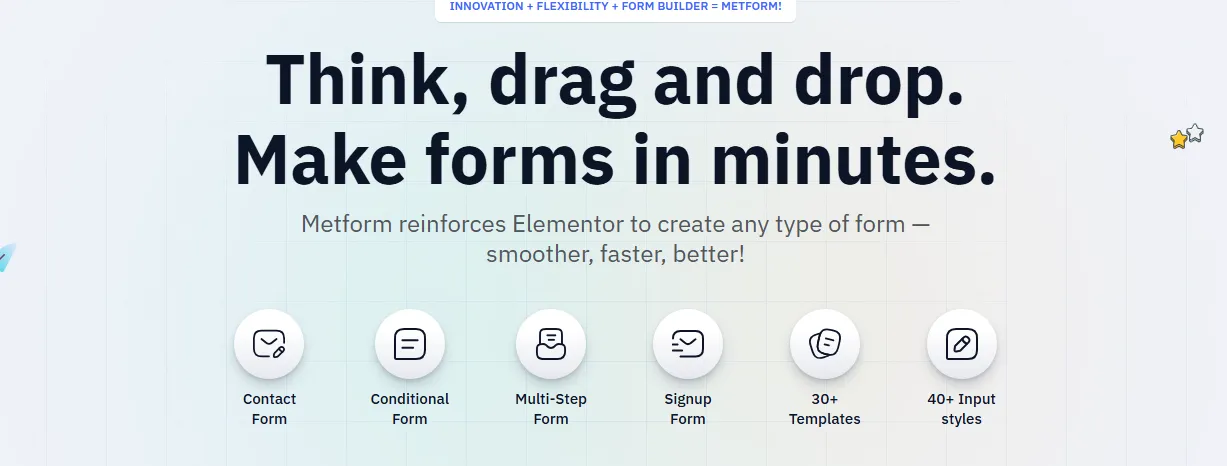 MetForm Pro - Elementor Contact Form Builder plugin 2 MetForm